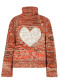 náhled Dámský svetr Goldbergh Aimee Long Sleeve Knit Sweater Army/Orange