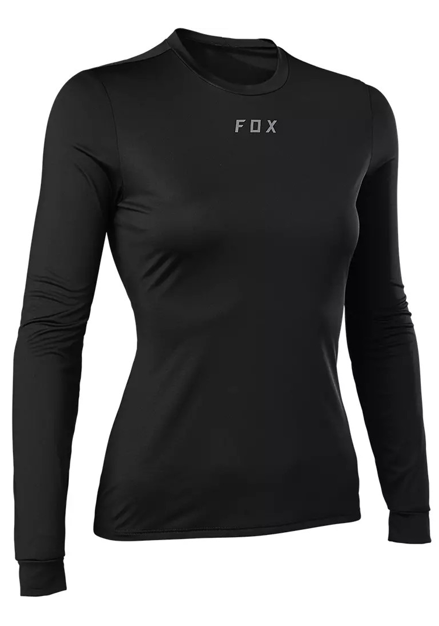 Dámské cyklistické triko Fox W Tecbase Ls Shirt Black | David sport  Harrachov