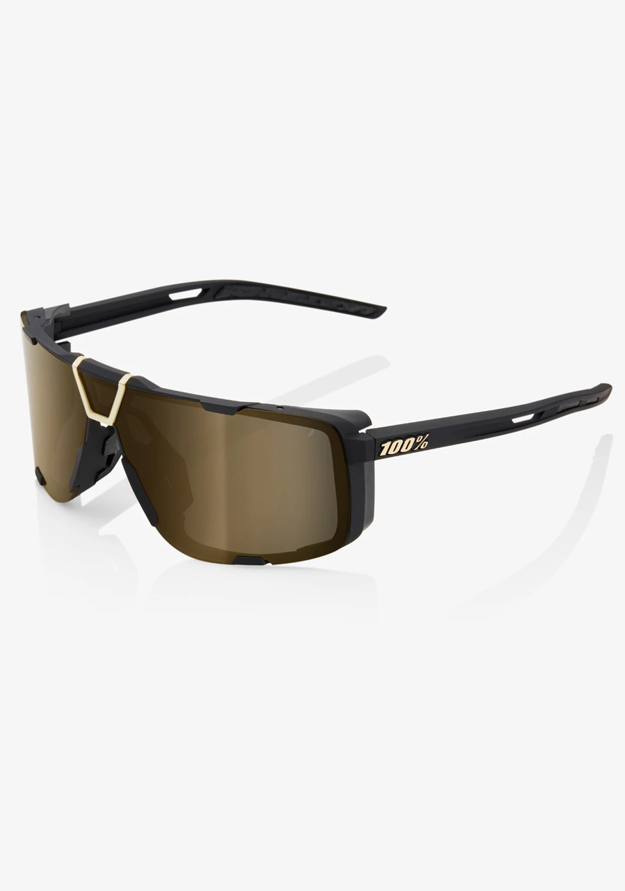 Sluneční brýle 100% EASTCRAFT - Soft Tact Black - Soft Gold Mirror Lens |  David sport Harrachov