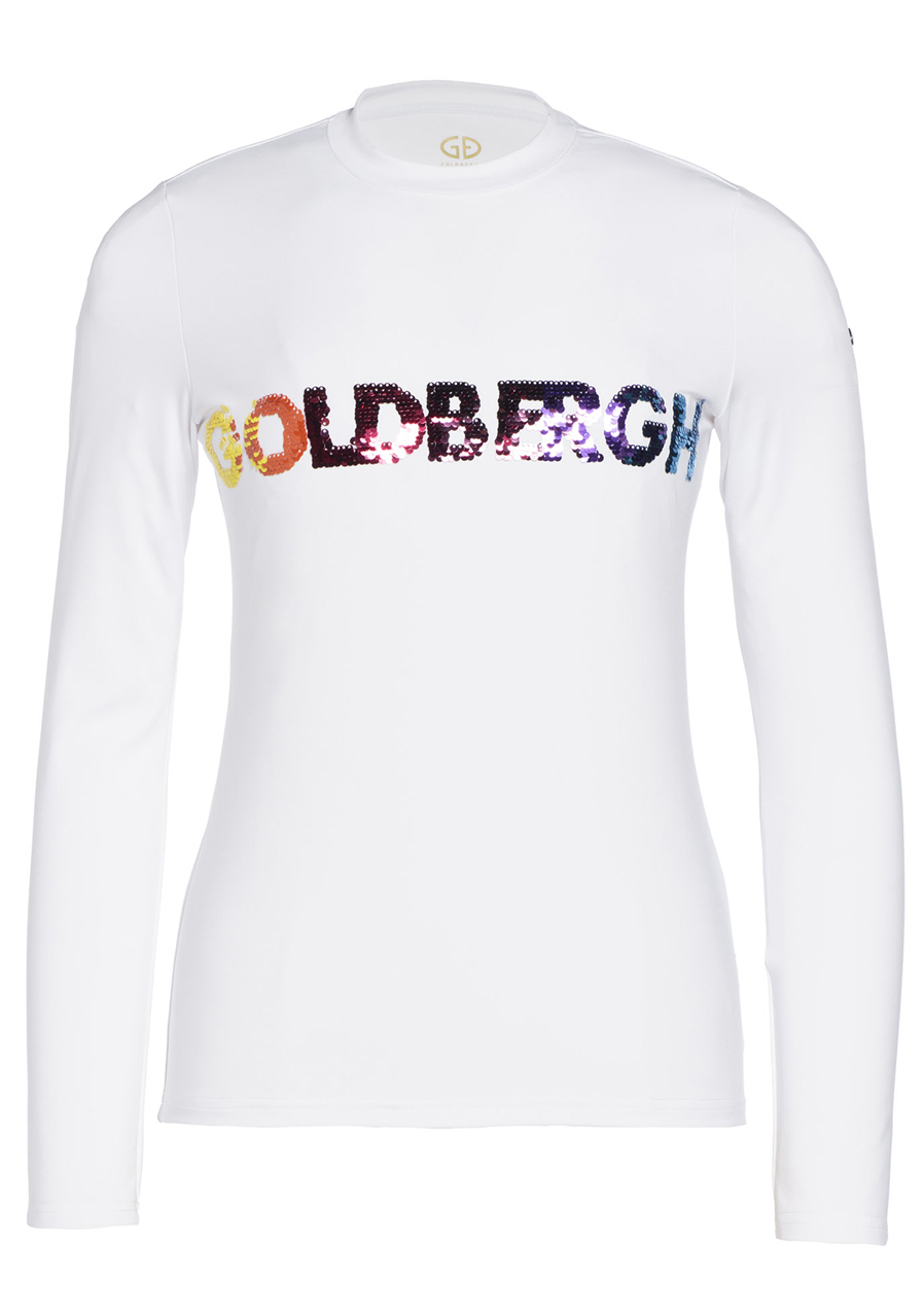 Dámské tričko Goldbergh Elie T-Shirt L/S White | David sport Harrachov