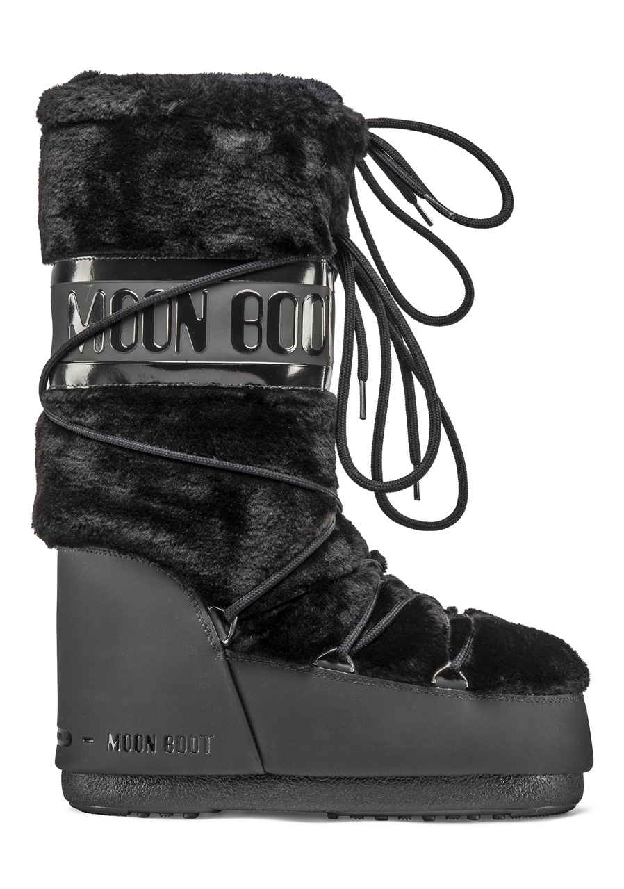 Dámské sněhule Tecnica Moon Boot Classic Faux Fur Black | David sport  Harrachov
