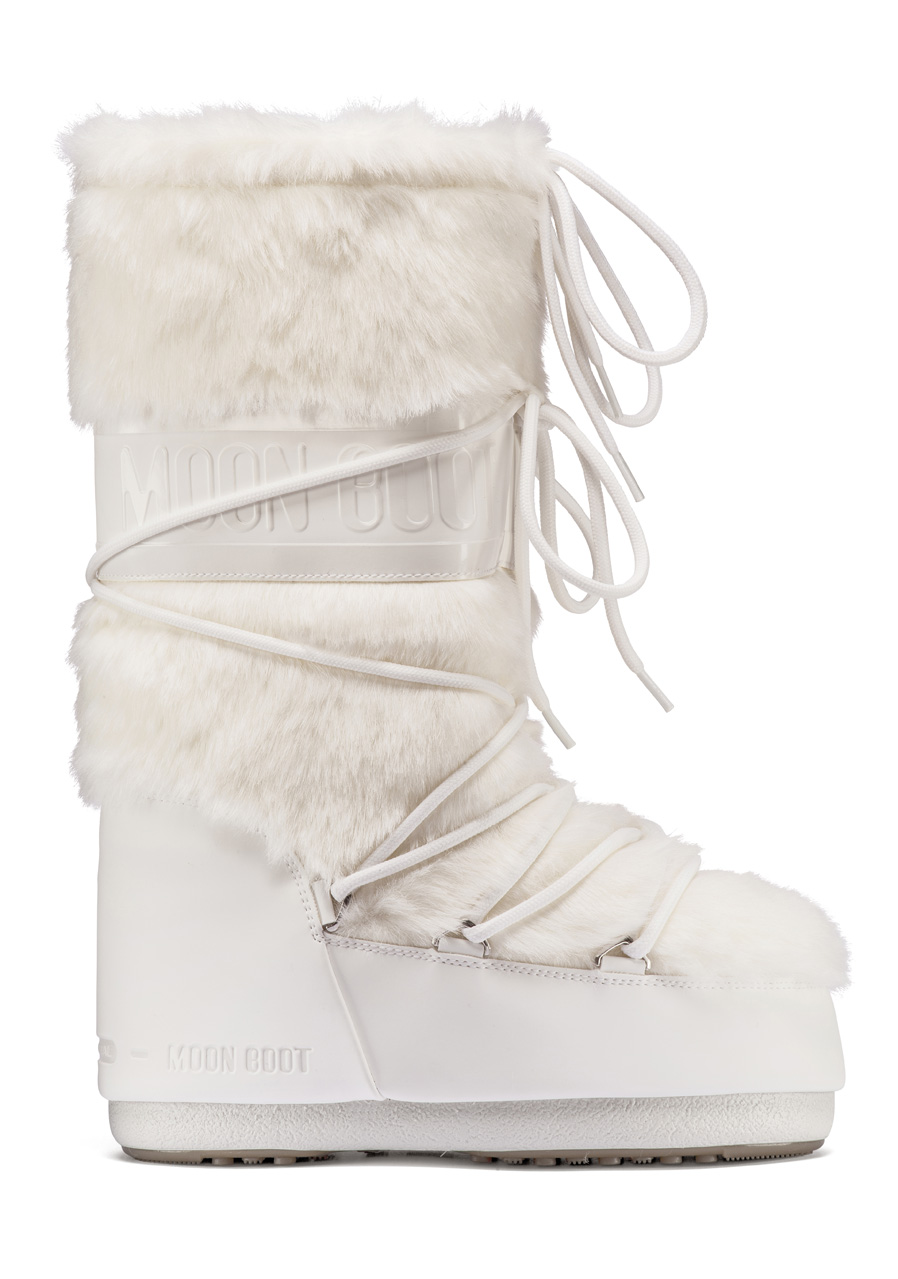 Dámské sněhule Tecnica Moon Boot Icon Faux Fur White | David sport Harrachov