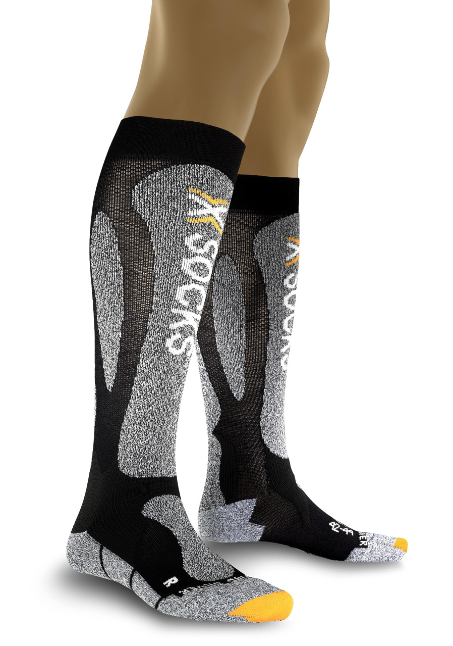 Pánské podkolenky X-Socks ski Carving Silver | David sport Harrachov