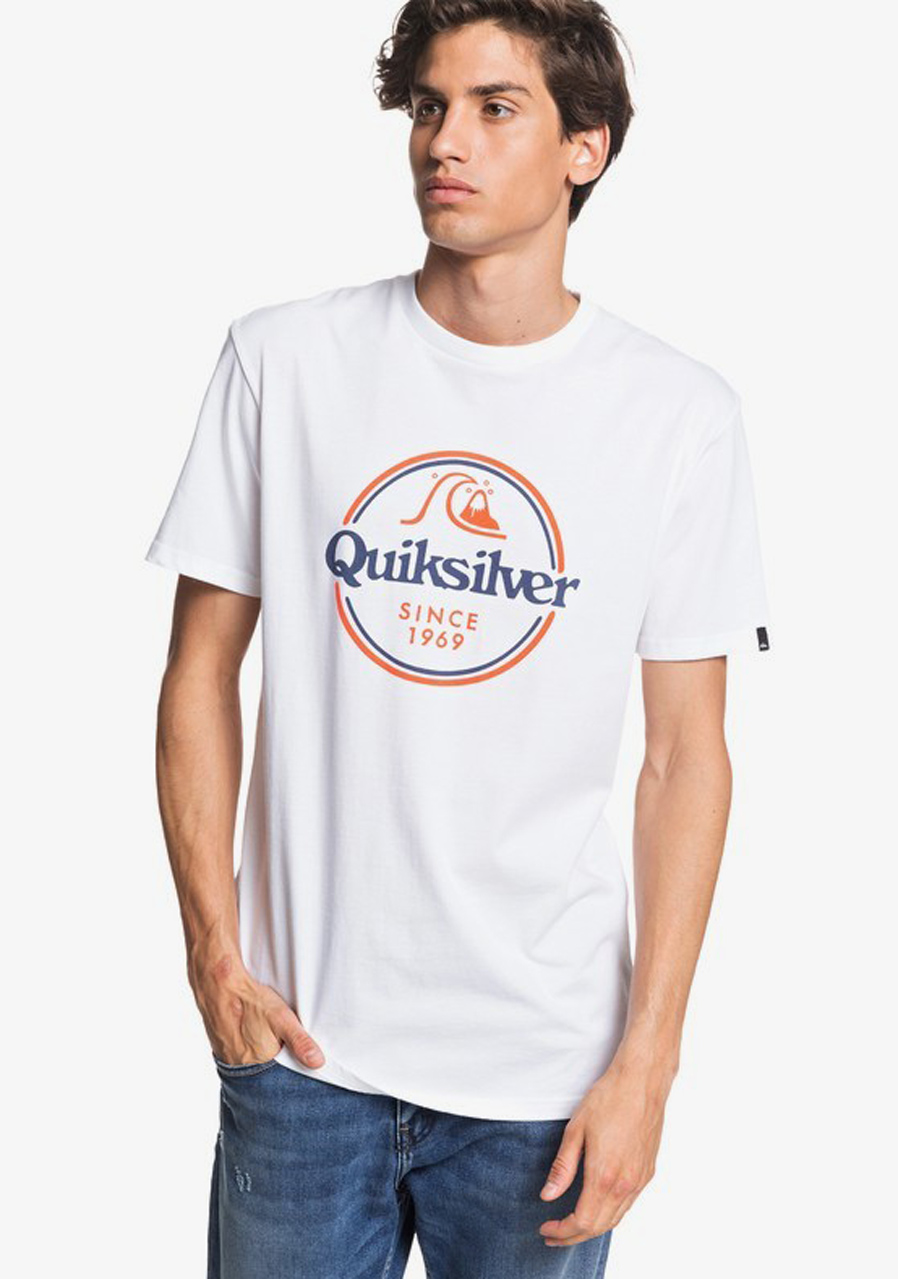 Pánské tričko Quiksilver EQYZT05753-WBB0 WORDS REMAIN SS | David sport  Harrachov