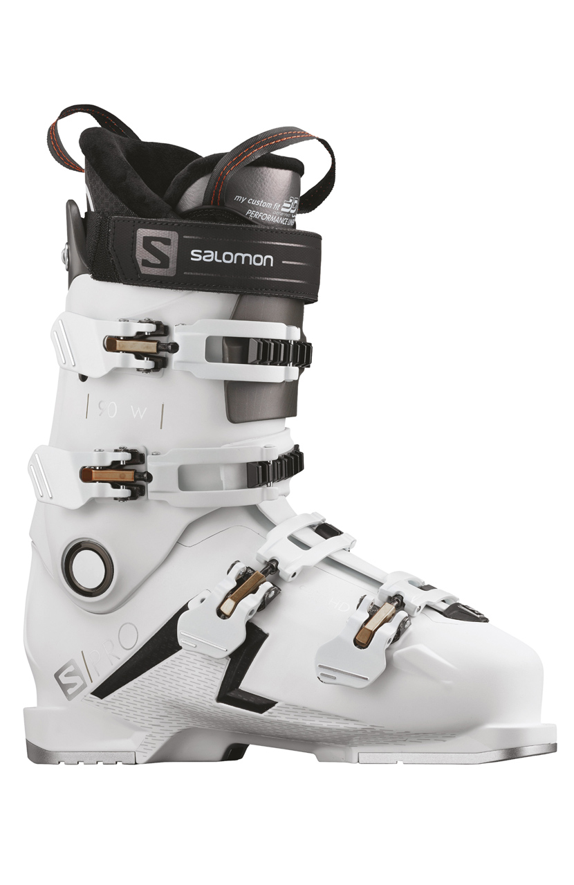 Dámské lyžařské boty Salomon S/PRO 90 W Wh/black/gold Glow | David sport  Harrachov