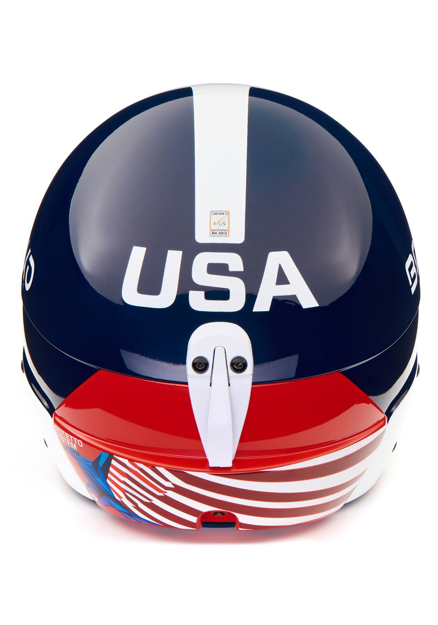 Lyžařská helma Briko Vulcano FIS 6.8 USSA Blue/White/Red | David sport  Harrachov