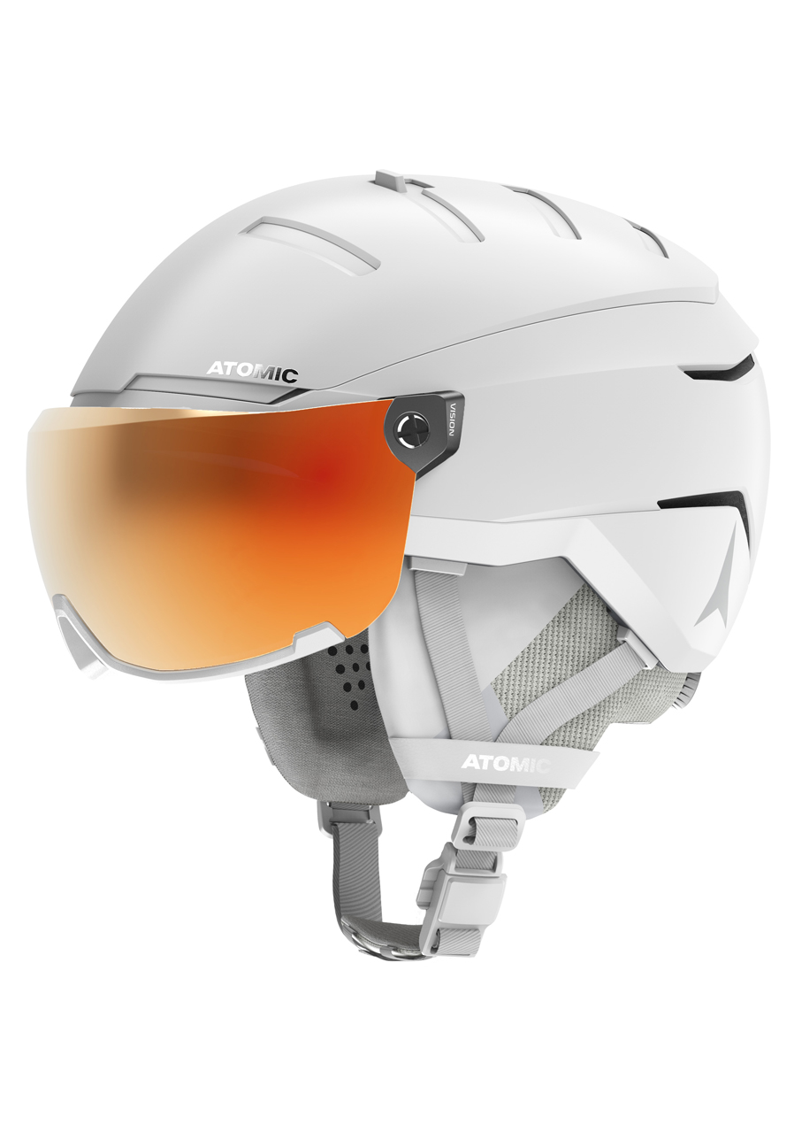 Lyžařská helma Atomic SAVOR GT AMID VISOR HD White | David sport Harrachov