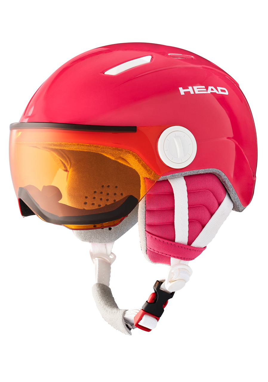 Dětská lyžařská helma Head Maja Visor Pink | David sport Harrachov