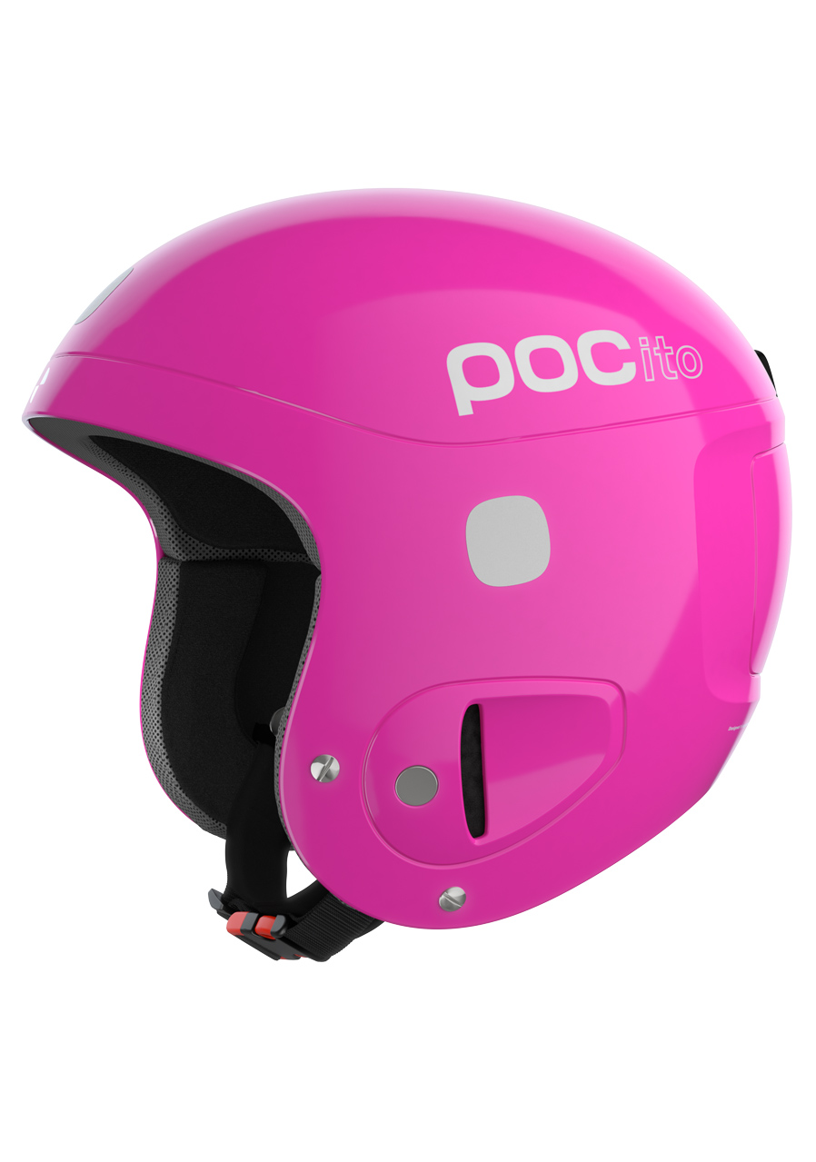 Dětská lyžařská helma POC POCito Skull Fluorescent Pink Adjustable | David  sport Harrachov