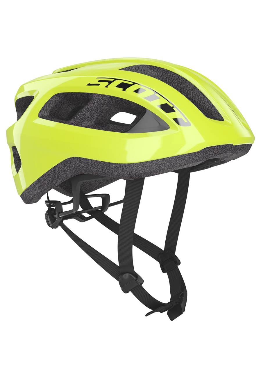 Cyklistická helma Scott Supra Road (CE) Yellow fluorescent | David sport  Harrachov