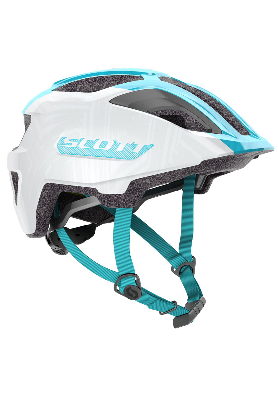 Dětská cyklistická helma Scott Helmet Spunto Junior (CE) Pe Whi/Br Bl |  David sport Harrachov