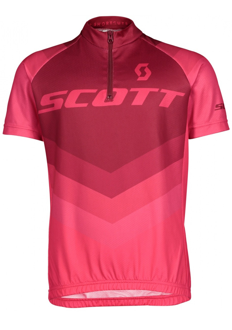 Dětský cyklodres Scott Shirt Jr RC Pro s/sl tib rd/az pk | David sport  Harrachov