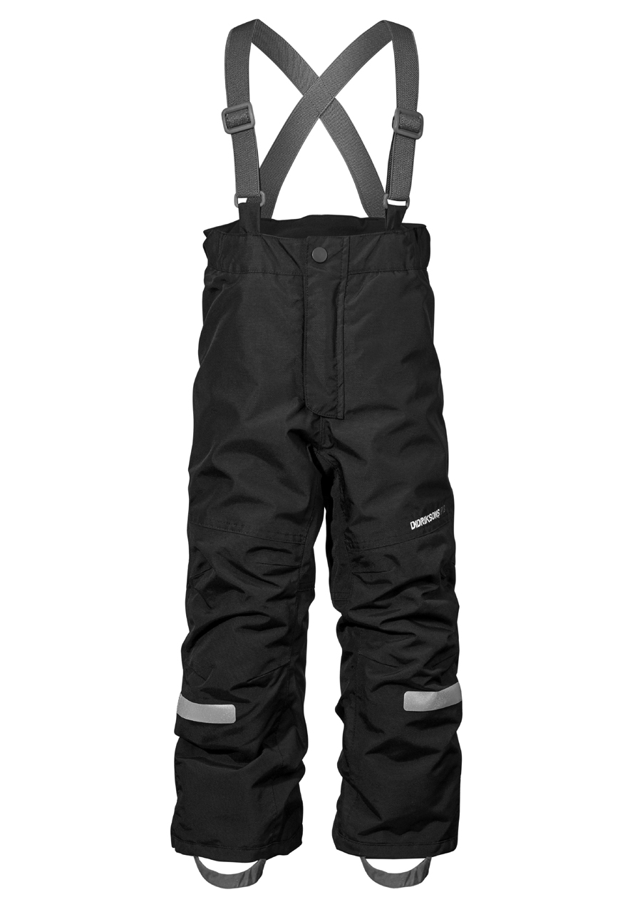 Dětské lyžařské kalhoty Didriksons Idre černé | David sport Harrachov